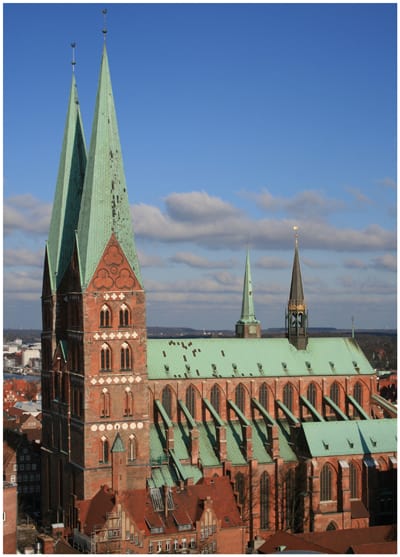 Lübeck-Marienkirche-Türme